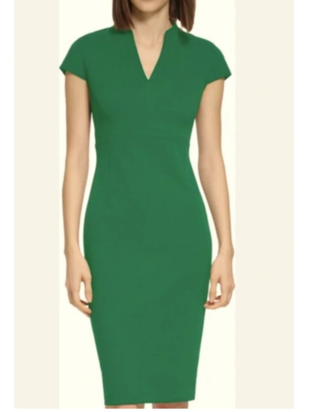 NWT- Green Calvin Klein Sheath Dress- size 16